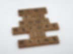 Scrabble tiles spelling out " Mend the roof before it rains"